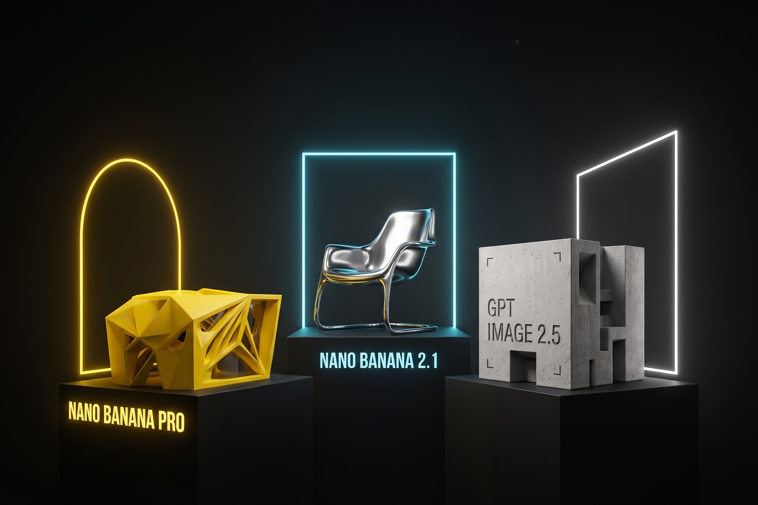 Конец 3D-визуализации? 15 стресс-тестов для Nano Banana Pro, 2.1 и GPT Image 2.5 1