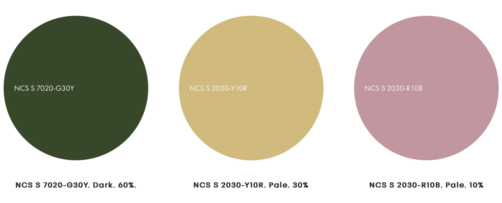 Цветовые тренды NCS 2027. Grounded Expression. Схема. 